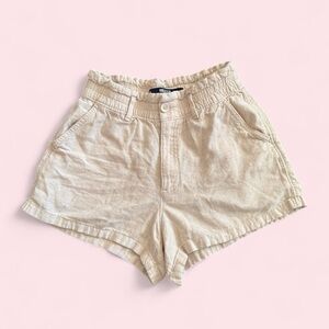 Hollister Linen Ultra High Rise Soft shorts